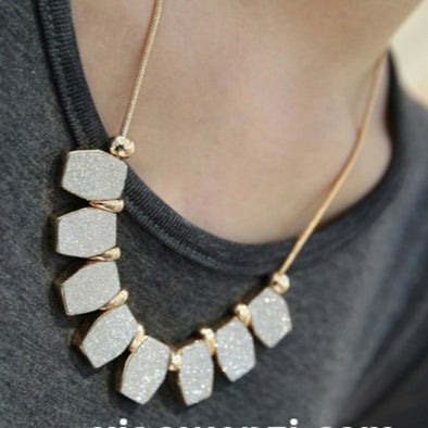 Elegant Necklace Women,Unique Irregular Shape