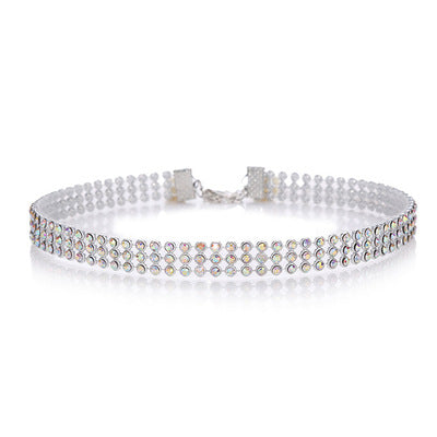 Crystal Choker Necklaces Charms