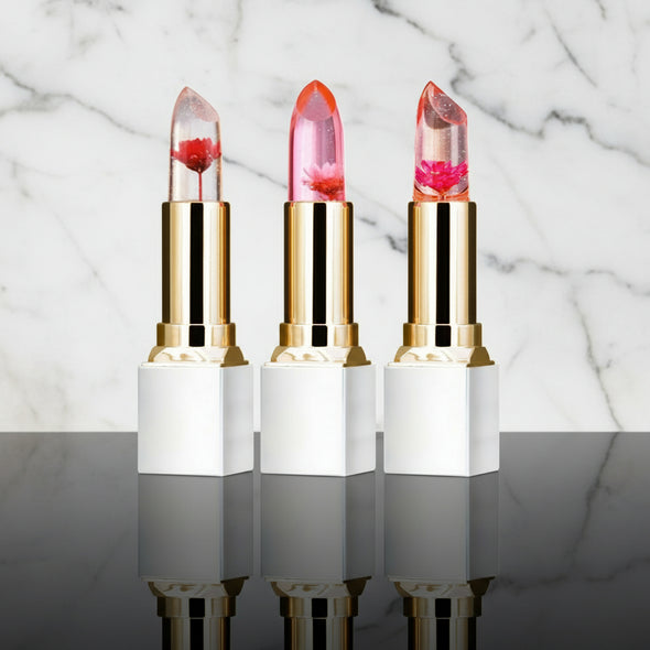 Transparent Natural Red Lip Stick Temperature Color Change Long-lasting