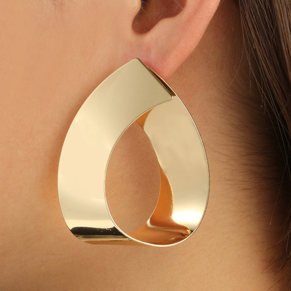 Statement Earrings Punk Geometric