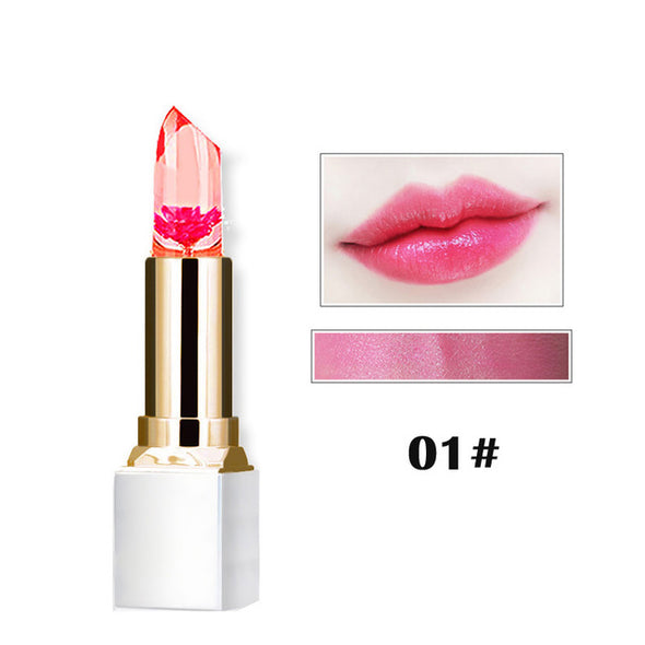 Transparent Natural Red Lip Stick Temperature Color Change Long-lasting