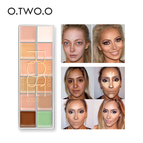 Professional Concealer Palette Brighten Foundation Base Face Makeup