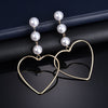 New Fashion Charm Big Simulated Pearl Long Earrings for Women