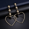 New Fashion Charm Big Simulated Pearl Long Earrings for Women