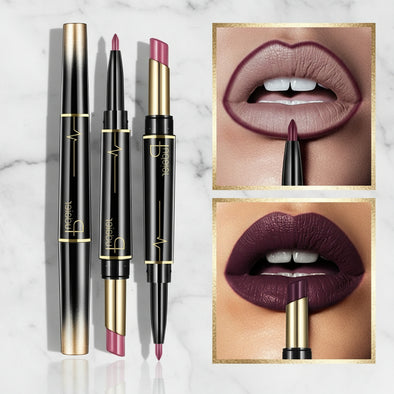 Matte Lipstick Wateproof Double Ended Long Lasting Lipsticks