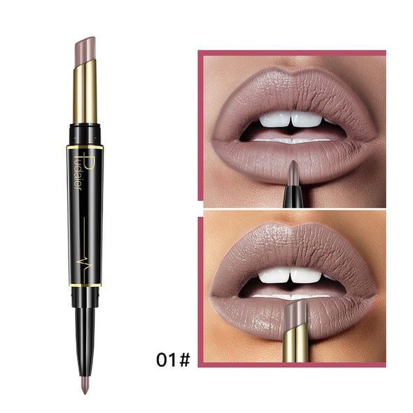 Matte Lipstick Wateproof Double Ended Long Lasting Lipsticks