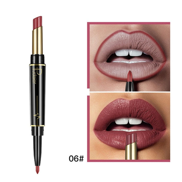 Matte Lipstick Wateproof Double Ended Long Lasting Lipsticks