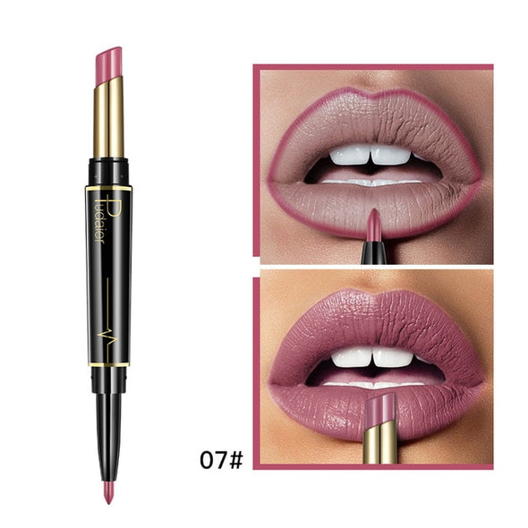 Matte Lipstick Wateproof Double Ended Long Lasting Lipsticks