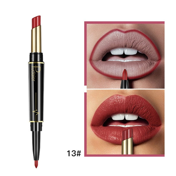 Matte Lipstick Wateproof Double Ended Long Lasting Lipsticks