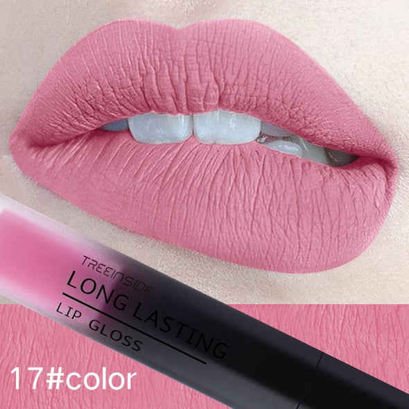 24 Color Liquid Lipstick Matte Makeup Waterproof Red Lip Long Lasting