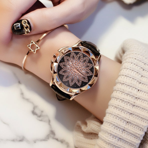 Casual Crystal Dress Wristwatch