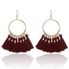 Handmade Statement Tassel Earrings
