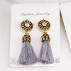 Handmade Statement Tassel Earrings