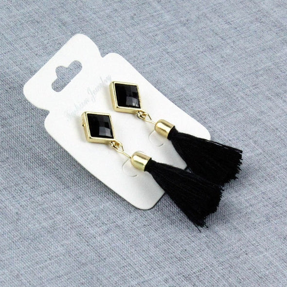 Handmade Statement Tassel Earrings