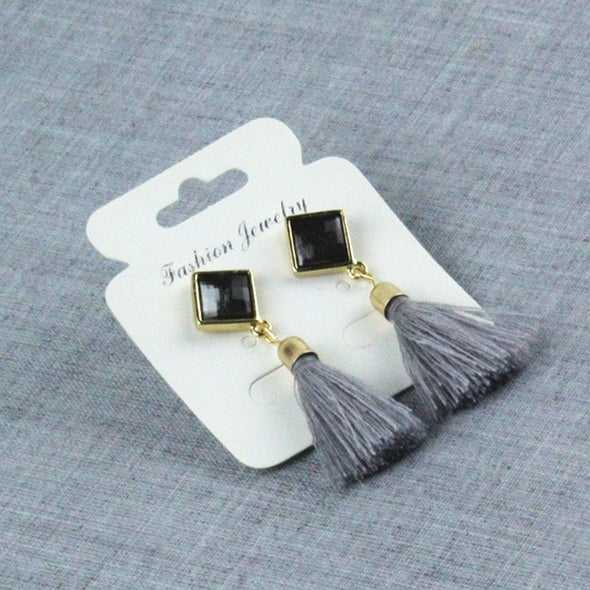 Handmade Statement Tassel Earrings