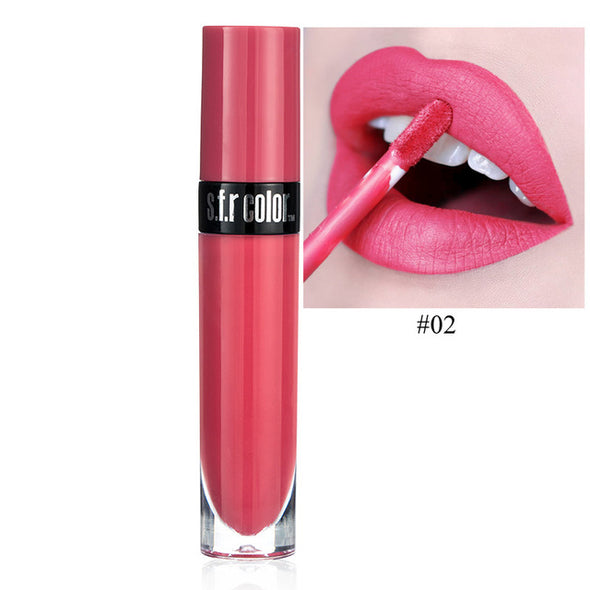 Lips Makeup 8 Color Lip Gloss Long Lasting Matte Liquid Lipstick Non-stick