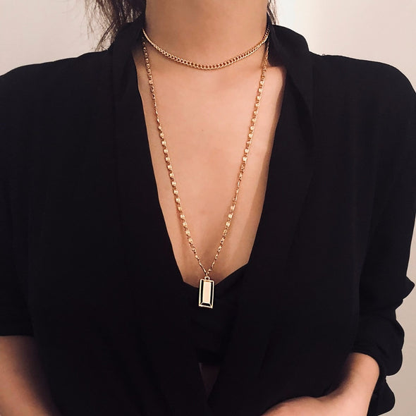 Vintage Multi-layers Choker Necklace