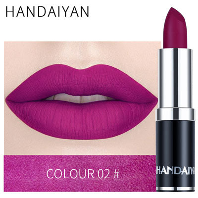 Matte Lipstick Color Cosmetics Waterproof Long Lasting