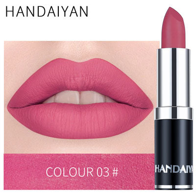 Matte Lipstick Color Cosmetics Waterproof Long Lasting