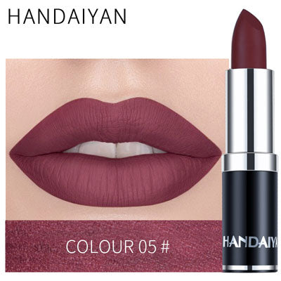 Matte Lipstick Color Cosmetics Waterproof Long Lasting