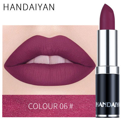 Matte Lipstick Color Cosmetics Waterproof Long Lasting