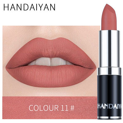Matte Lipstick Color Cosmetics Waterproof Long Lasting