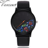 Vansvar Vintage Leather Women Watches Luxury