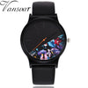 Vansvar Vintage Leather Women Watches Luxury