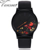Vansvar Vintage Leather Women Watches Luxury