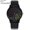 Vansvar Vintage Leather Women Watches Luxury