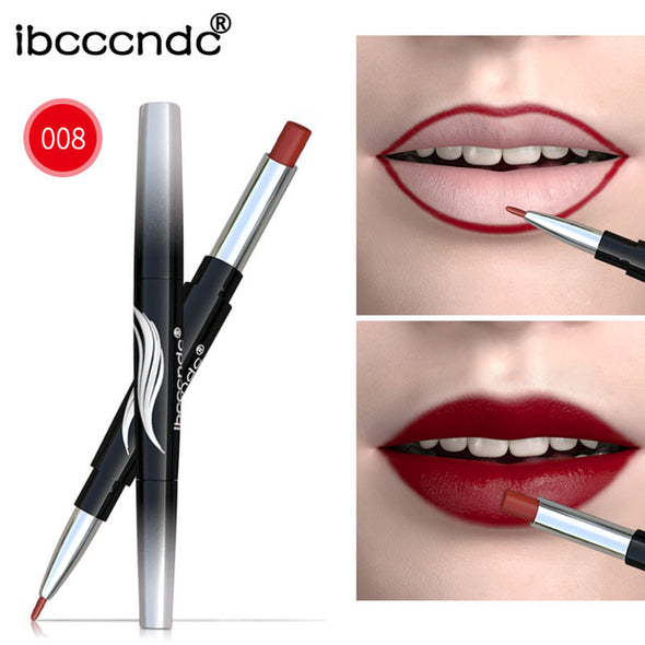 Matte Lipstick Waterproof Double End Long Lasting
