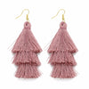 3 Layered Tassel Earrings