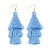 3 Layered Tassel Earrings