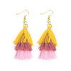 3 Layered Tassel Earrings