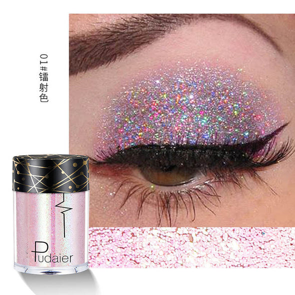 Glitter Eyeshadow Metal Powder Laser oogschaduw Festival Tattoo Makeup