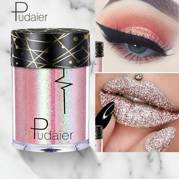 Glitter Eyeshadow Metal Powder Laser oogschaduw Festival Tattoo Makeup