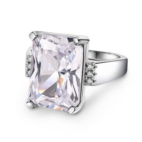 Big Blue  Silver Rings for Women Fashion