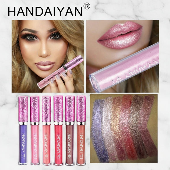 Waterproof Glitter Lipstick