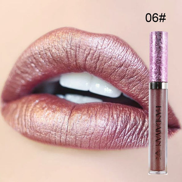 Waterproof Glitter Lipstick
