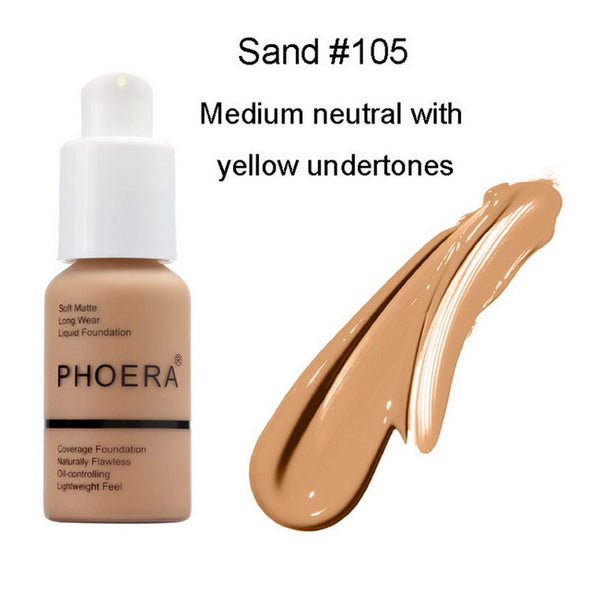 Soft Matte Long Wear Foundation Liquid Face Makeup